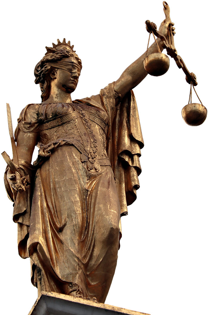 Aristotle's Syllogism & Enthymeme - Notebook The Law Goddess Of Judtice (1920x1280), Png Download