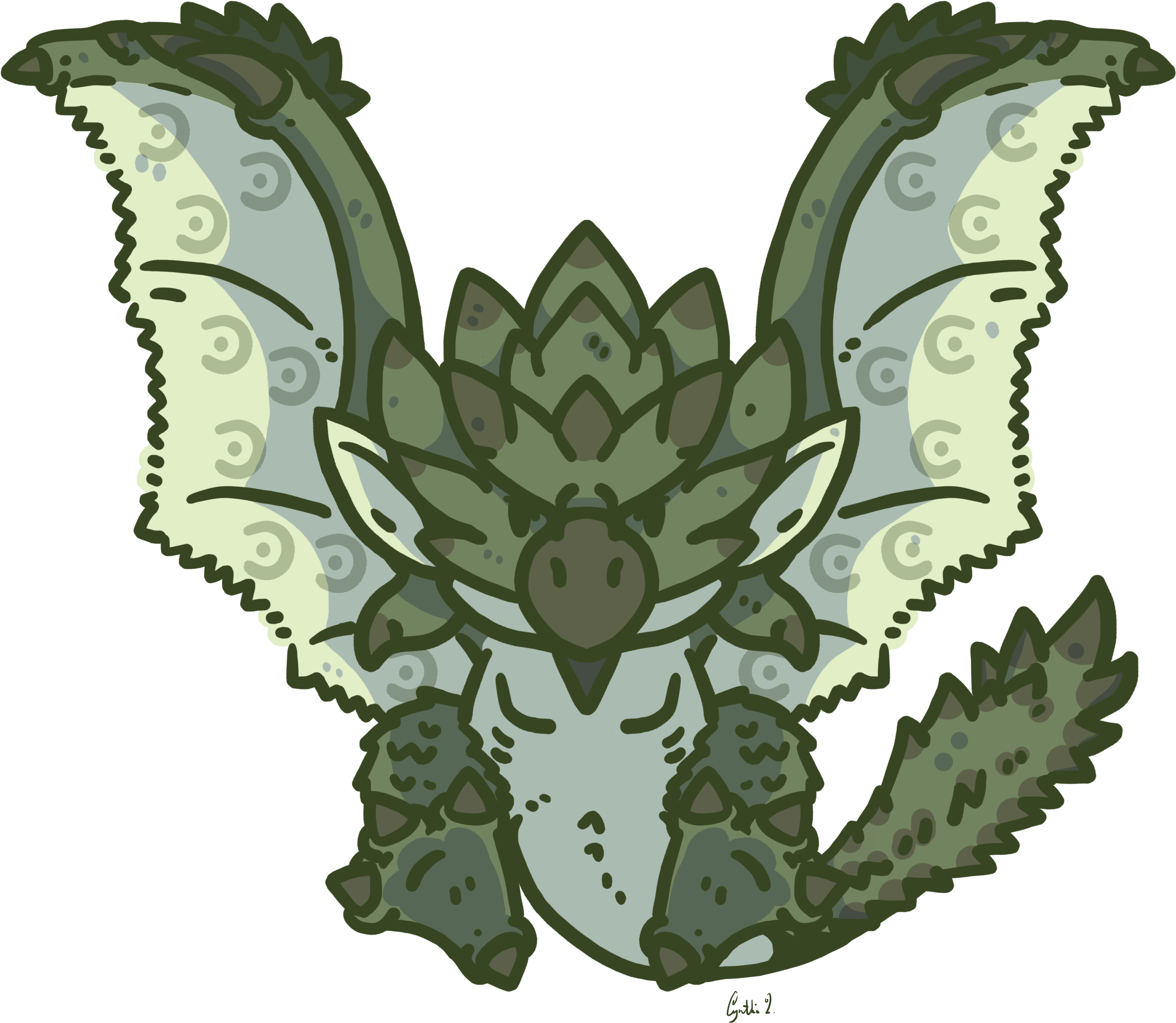 Rathian In Monster Hunter Games - Monster Hunter (3920x3478), Png Download