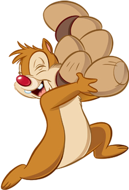 Chip And Dale Frame (450x400), Png Download