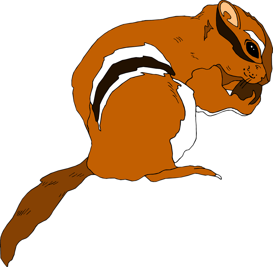 Chipmunk Clipart Acorn - Chipmunk Clip Art (600x588), Png Download