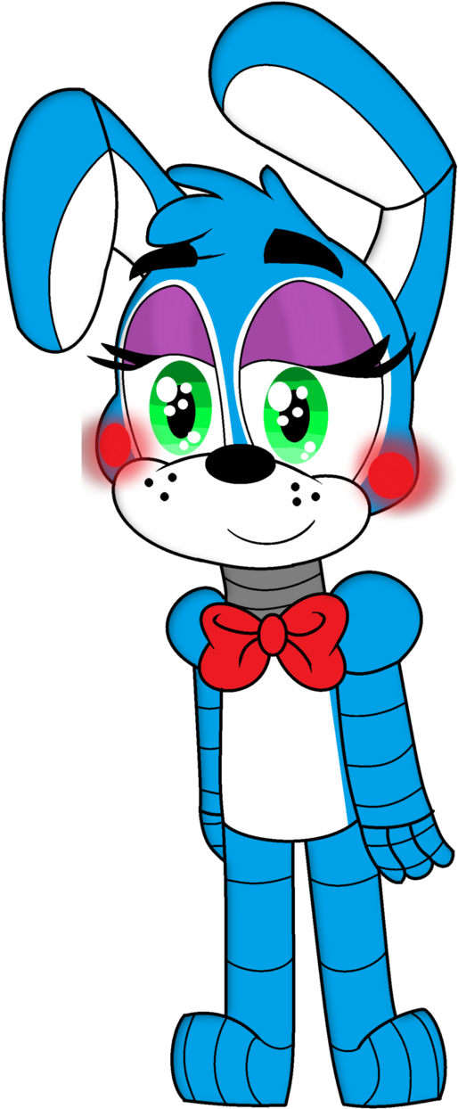 Clip Freeuse Library Challenge Bonnie By Rainbowzforlife - Fnaf Drawings Toy Bonnie (615x1300), Png Download