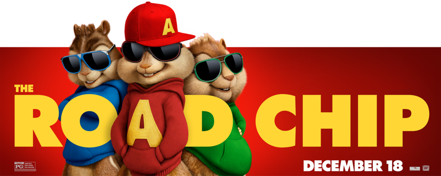 Alvin And The Chipmunks Road Chip Banner Clipart Alvin - Alvin And The Chipmunks Road Chip Png (900x359), Png Download