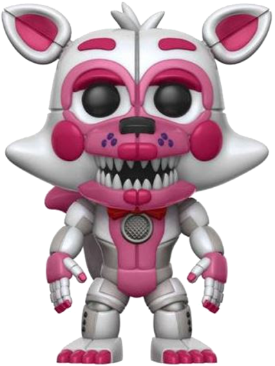 Vinyl Fnaf Sister Location - Funtime Foxy Pop Figure (541x541), Png Download