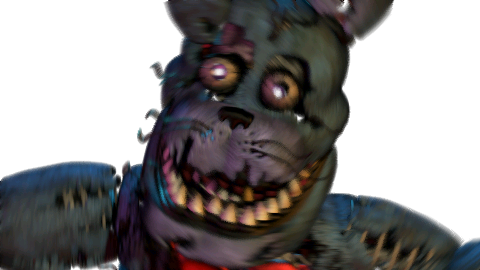View Samegoogleiqdbsaucenao 1302 , - Nightmare Bonnie Jumpscare Ucn (480x270), Png Download
