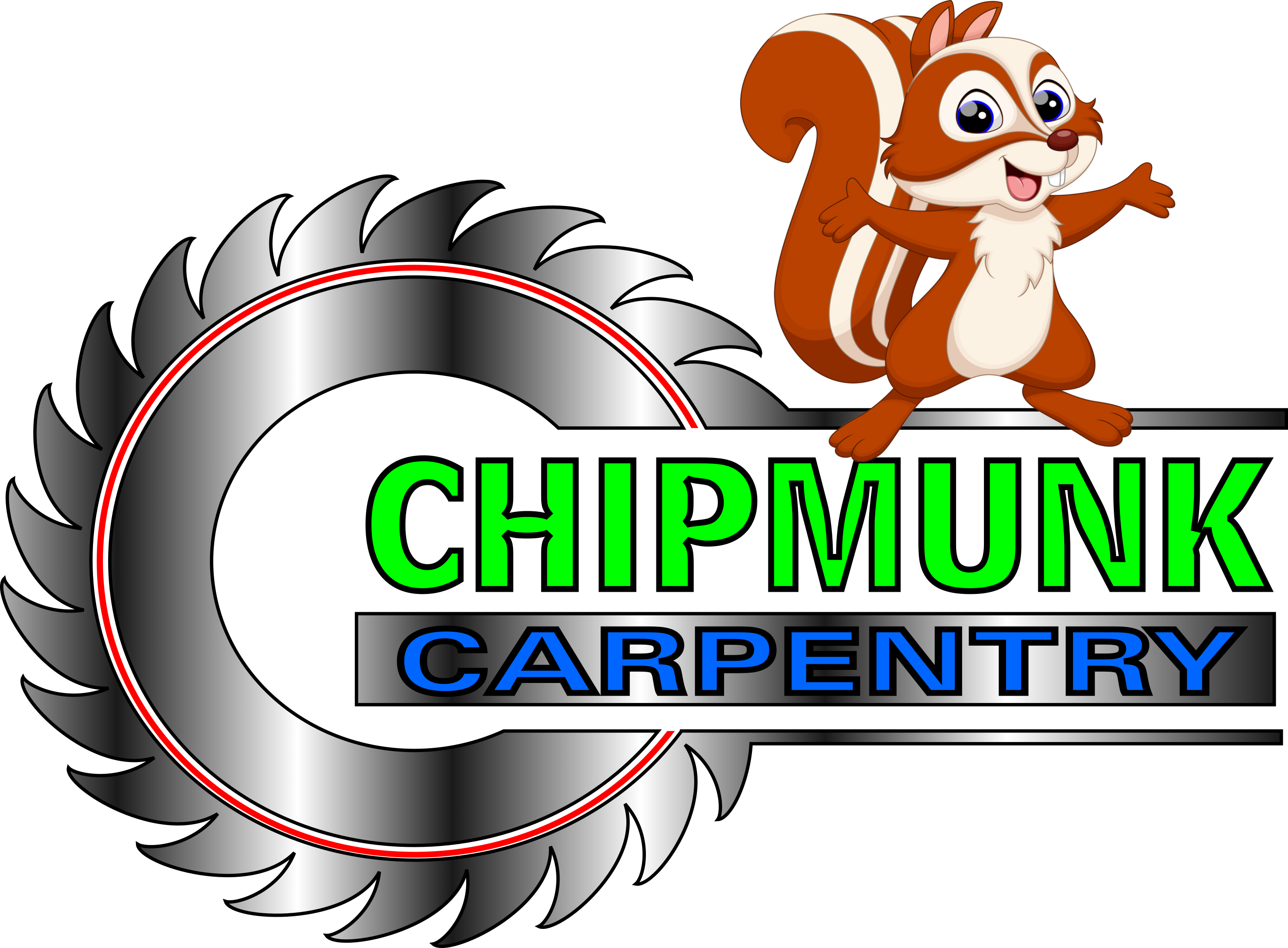 Chipmunk Carpentry - Balfour North (2965x2182), Png Download