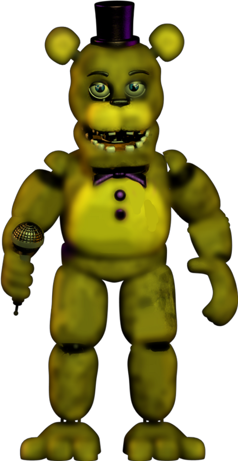 Unwithered Freddy (480x930), Png Download
