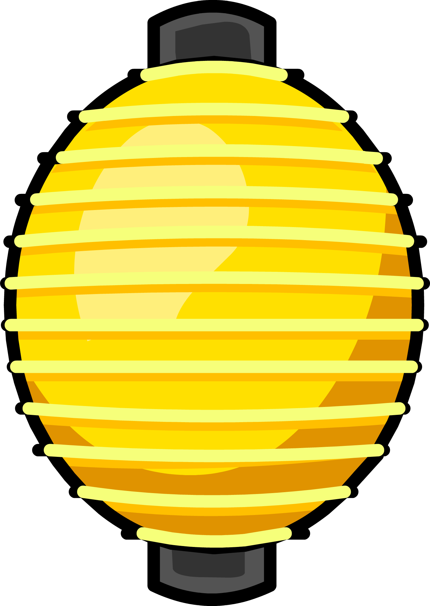 Yellow Paper Lantern - Paper (1415x1991), Png Download