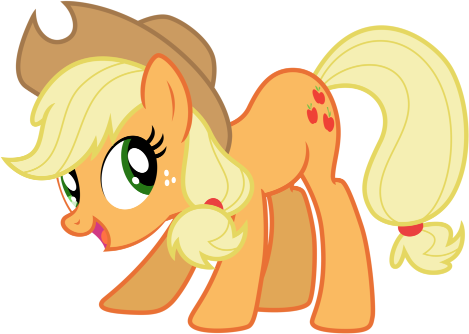 Rainbow Dash Anime Body Pillow Rainbow Dash Represents - Applejack Cute Vector (1024x703), Png Download