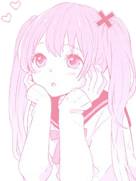Manga Kawaii Girl (412x400), Png Download