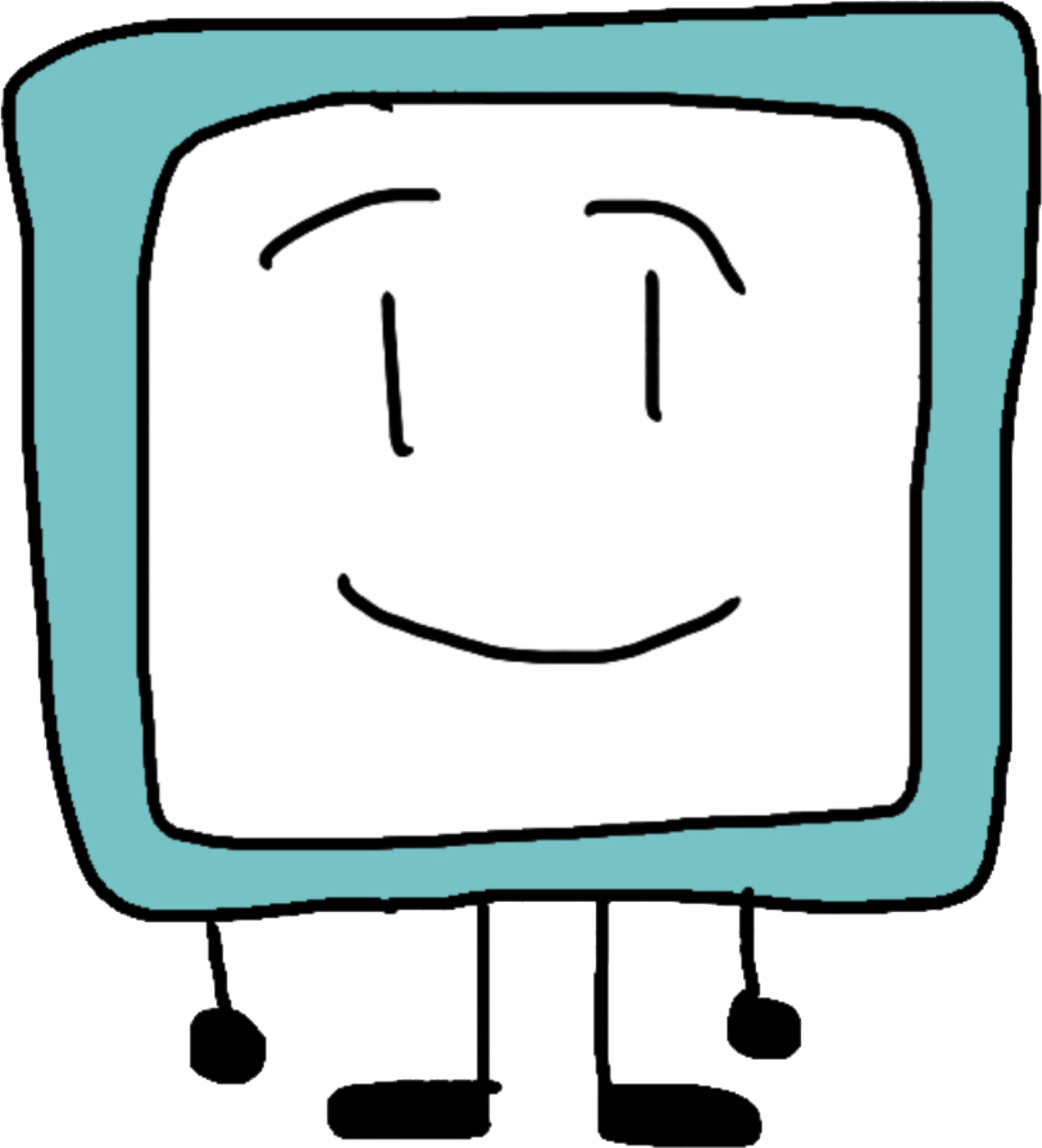 Whiteboard Pose - White Board Bfdi (1949x2048), Png Download