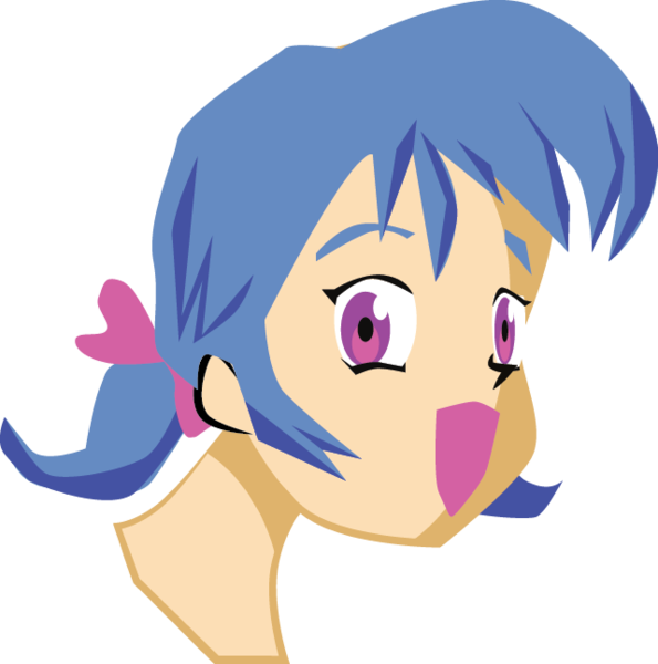 Royalty Free Anime Art (595x600), Png Download