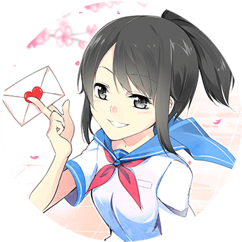 Yandere Chan (350x350), Png Download