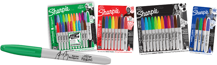 Shop Now - Sharpie Extreme Marker Black 2 Pack (708x214), Png Download