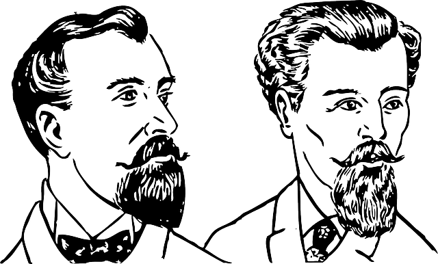 Head, Outline, People, Face, Human, Hair, Men, Beards - Estilos De Barba Antiguos (640x386), Png Download