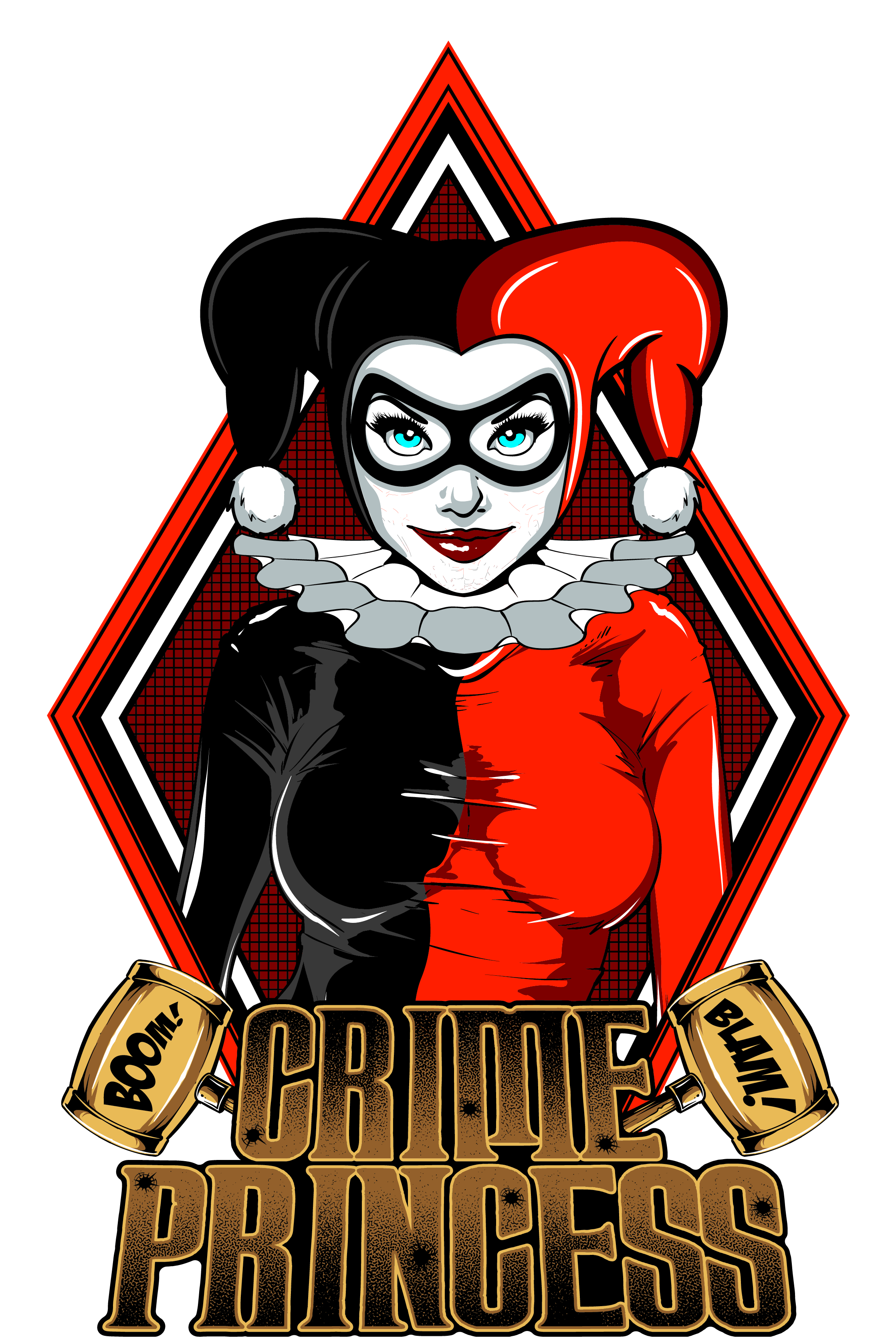 Shop For Harley Quinn At Southofmemphis - Harley Quinn (2236x3338), Png Download