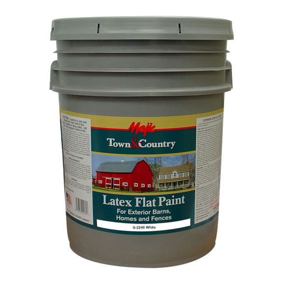 Exterior Paint - Majic Town & Country Latex Flat Paint, 5 Gal., (1024x576), Png Download