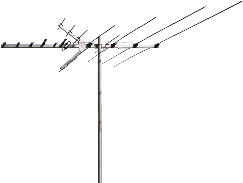 Outdoor Digital Tv And Fm Radio Antenna With 110 Inch - Rca Ant3036w Outdoor Antenna (500x500), Png Download