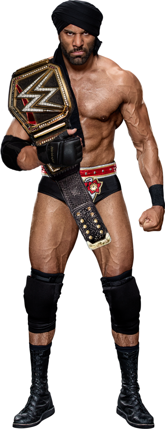 Jinder Mahal Transparent Background Png - Jinder Mahal Wwe Champion Render (555x1438), Png Download
