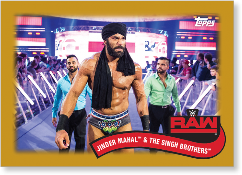 2018 Topps Wwe Heritage Jinder Mahal - Jinder Mahal (1440x975), Png Download