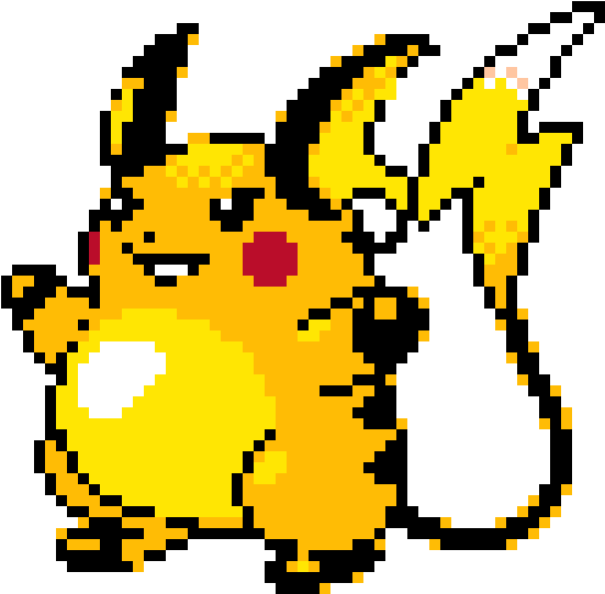 Raichu - Raichu Sprite (710x590), Png Download