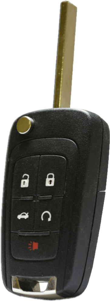 Gm Chevrolet Car Key Replacement - Buick Lacrosse Flip Key Oht01060512 4 Button New (986x1030), Png Download