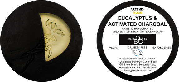 Eucalyptus Essential Oil & Activated Charcoal (574x265), Png Download