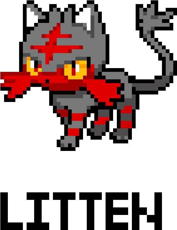 Colors Download Settings - Litten Sprite (1200x1200), Png Download