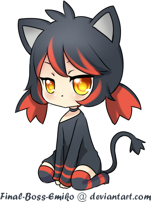 Litten By Final Emiko - Pokemon Litten Human Girl (556x732), Png Download