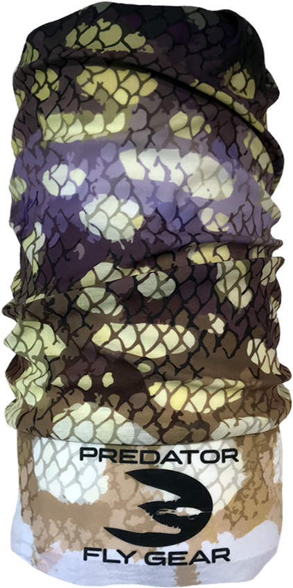 Northern Pike Uv Neck Gator, Dark - Neck (725x1024), Png Download