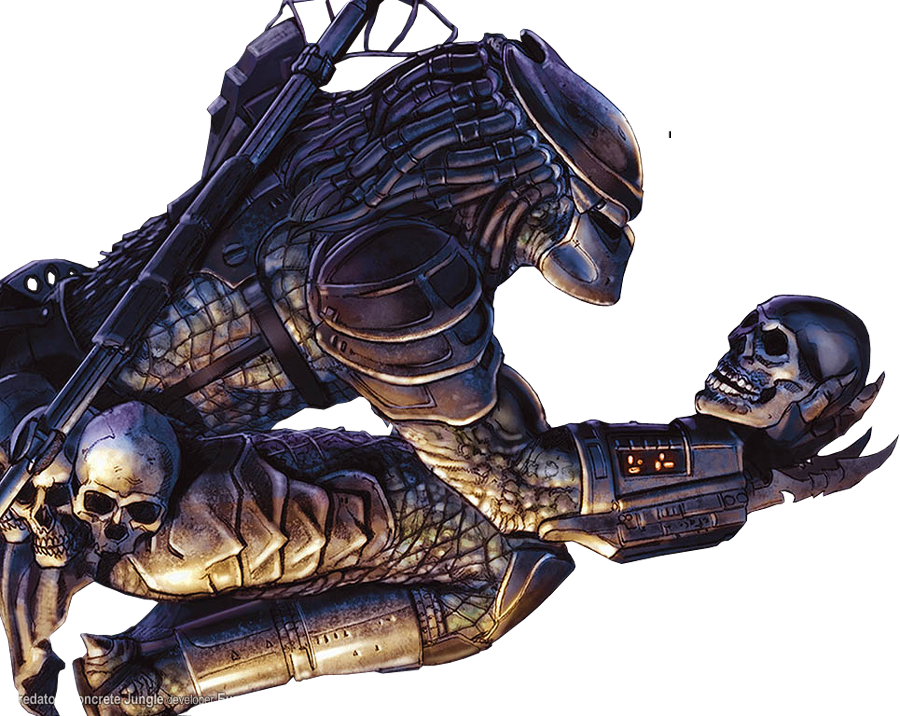 Download - Predator Concrete Jungle Png (900x716), Png Download