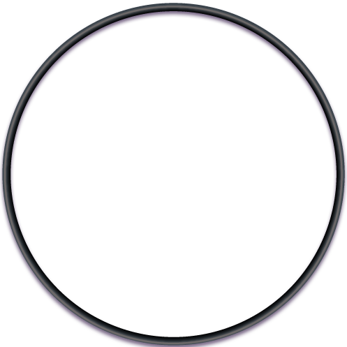 Black Hoop Transparent (497x497), Png Download