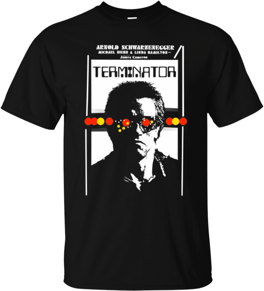 Terminator Arnold Schwarzenegger Movie Polish Poster - Rick And Morty Adidas (1155x1155), Png Download