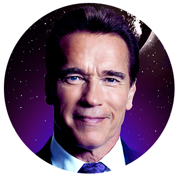 Arnold Schwarzenegger Close Up Face (364x362), Png Download
