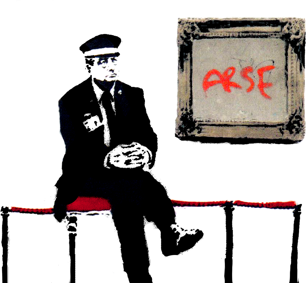 Banksy Graffiti Png (1000x1000), Png Download