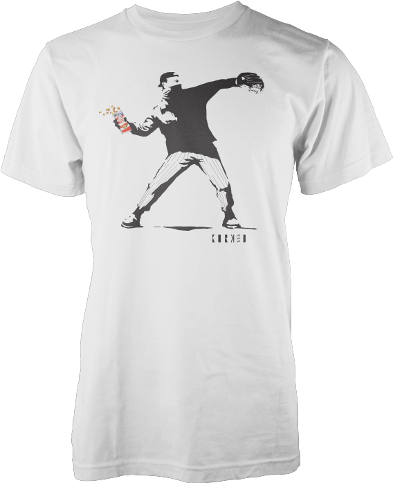 Banksy - T-shirt (690x800), Png Download