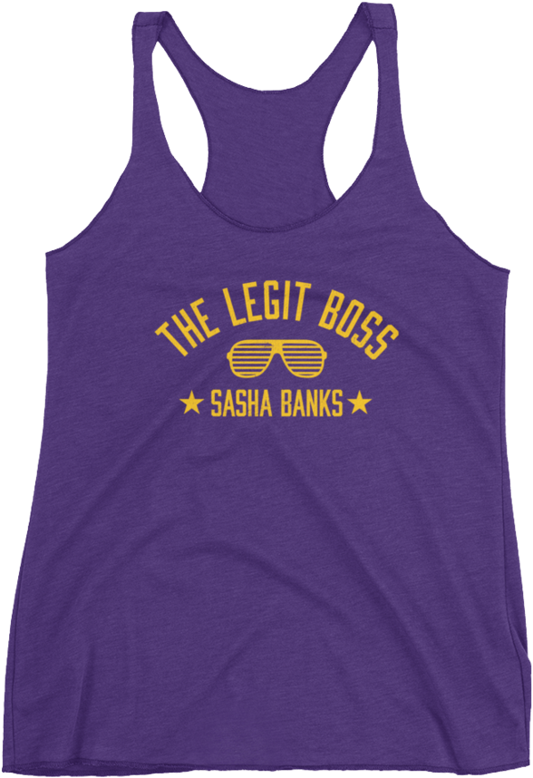 Sasha Banks "the Legit Boss - Wifey Tank - Bride Tank, Bachelorette Party Tank, Bridesmaid (900x900), Png Download