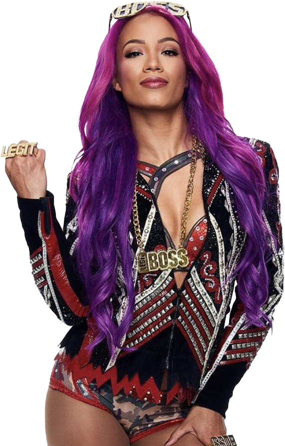 Wwe Sasha Banks Png - Sasha Banks No Background (616x912), Png Download