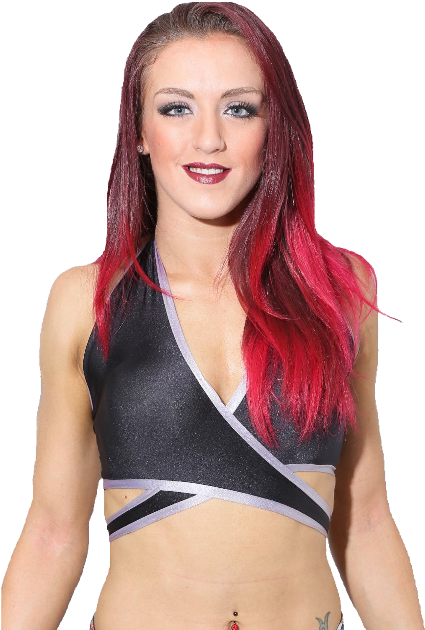 Latest Cb Sasha Banks Wwe - Kay Lee Ray Png (874x1314), Png Download