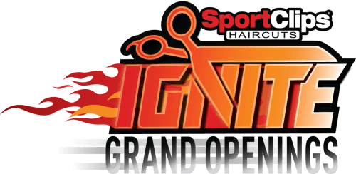 Grand Opening For Sport Clip Team Leader Picture Black - Sport Clips Grand Opening (500x244), Png Download