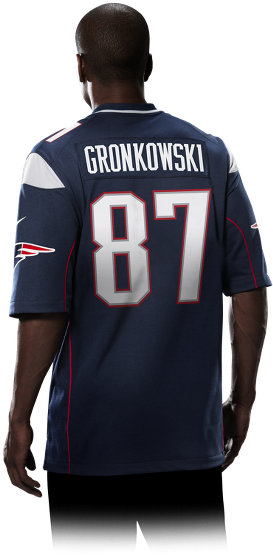 Nfl New England Patriots Men's Football Home Game Jersey - Sports Jersey (326x580), Png Download