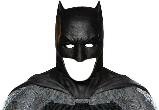 This Template - Ben Affleck Batman Head (700x477), Png Download