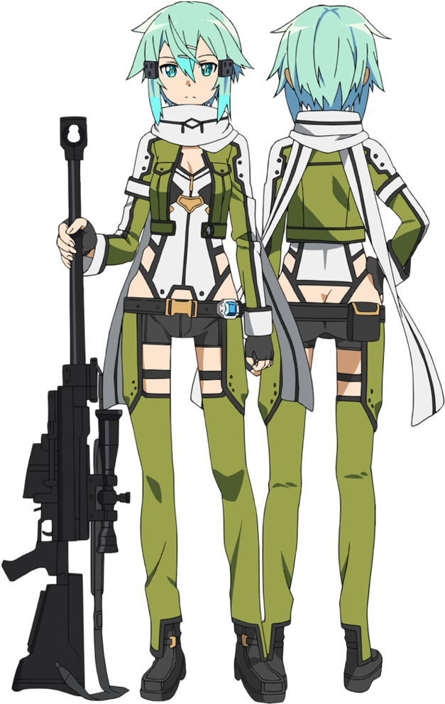 Sword Art Online Alfheim Online Sinon Asada Shino Cosplay (732x1000), Png Download