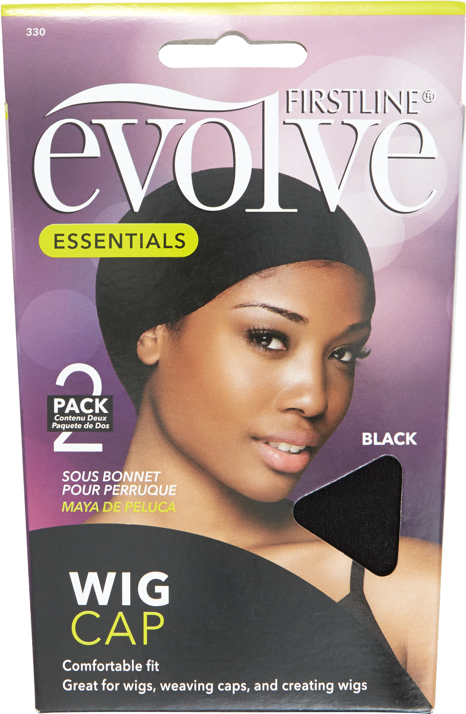 Evolve Wig Cap Black (1500x1500), Png Download