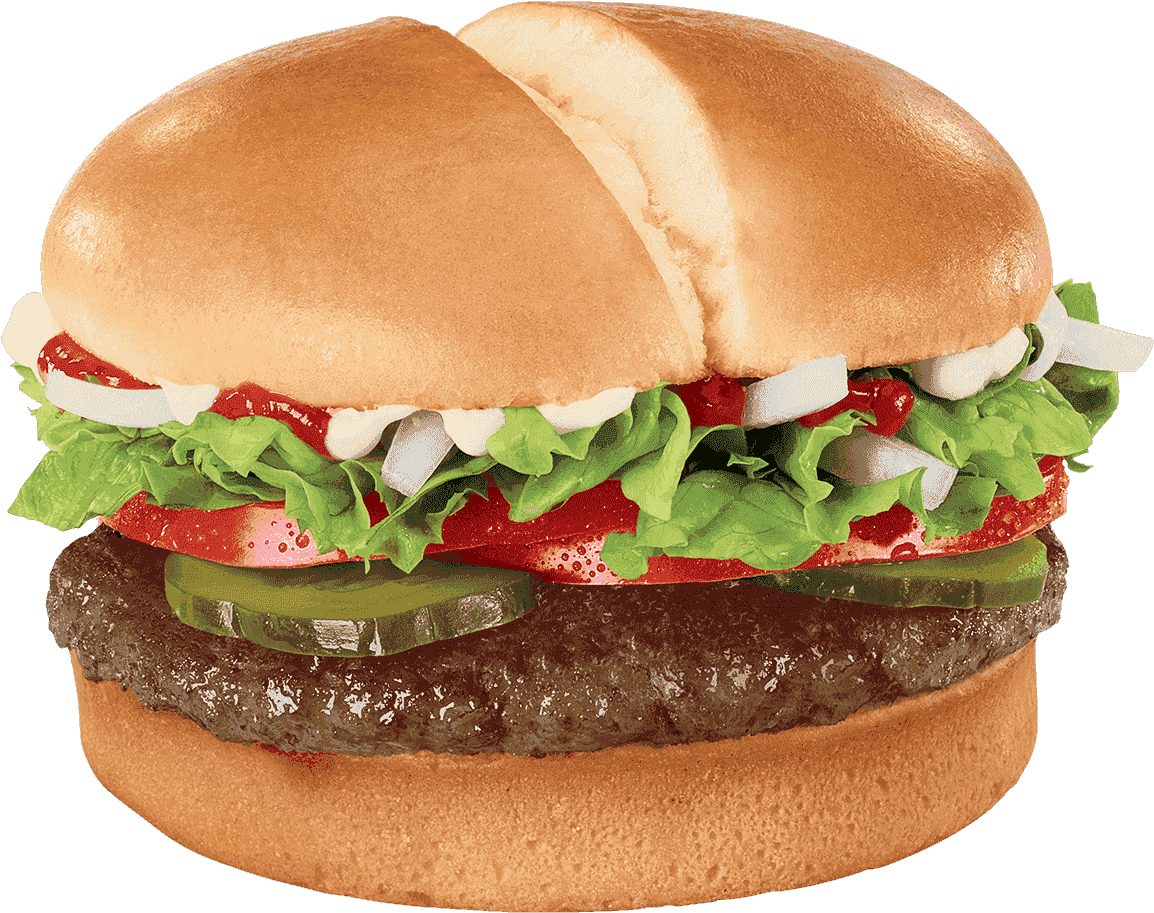 Jack In The Box Jumbo Jack Cheeseburger (1280x1280), Png Download
