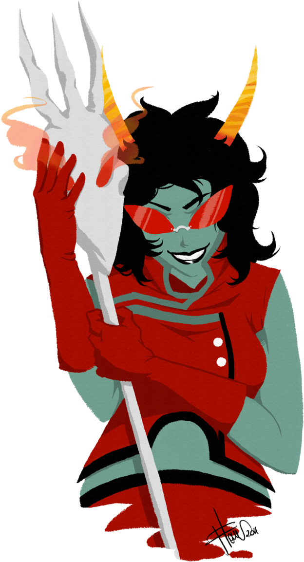 Red Glare Png - Homestuck Non Blind Terezi (677x1180), Png Download
