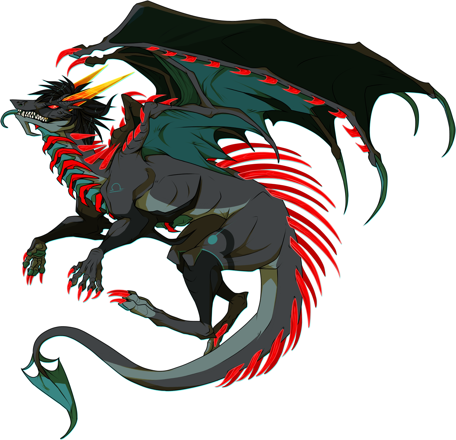 Dragonstuck Redglare - Portable Network Graphics (1600x1589), Png Download