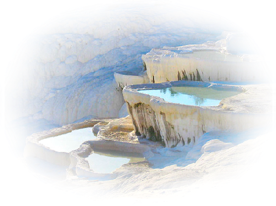 Misted Tubes - Pamukkale (550x412), Png Download