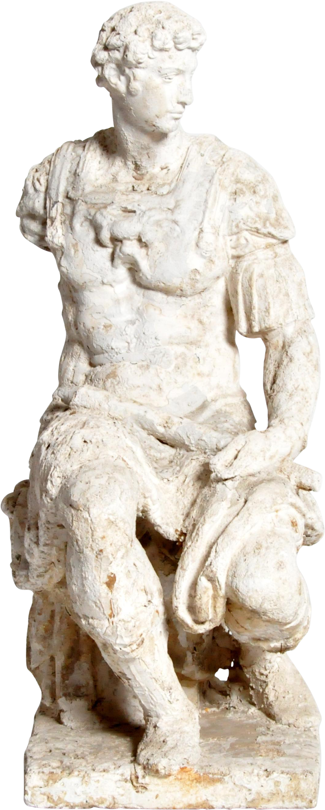 Png Roman Statue - Soldier (1183x2946), Png Download