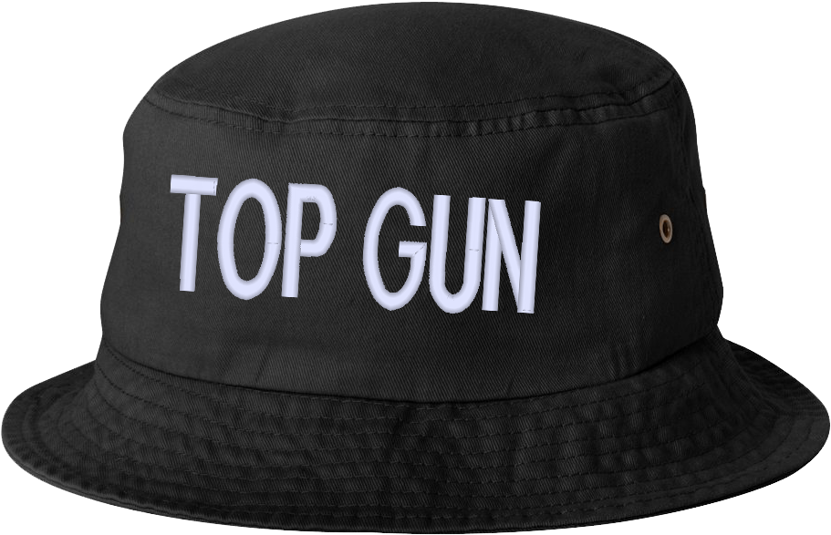 Top Gun Bucket Hat - Baseball Cap (1000x641), Png Download