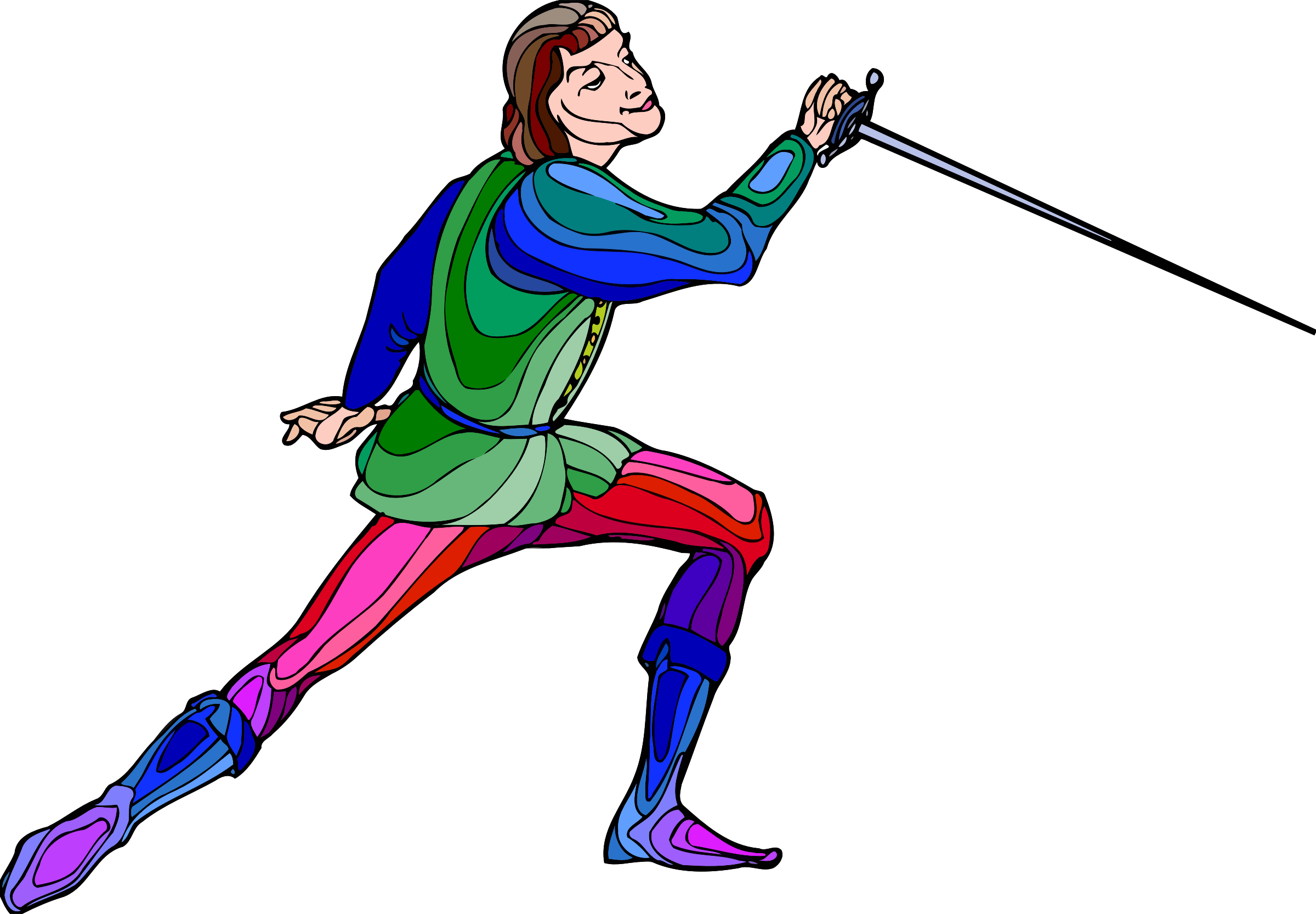 Free - Romeo And Juliet Mercutio Clipart (2400x1666), Png Download